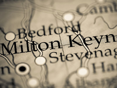 milton keynes map